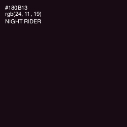 #180B13 - Night Rider Color Image